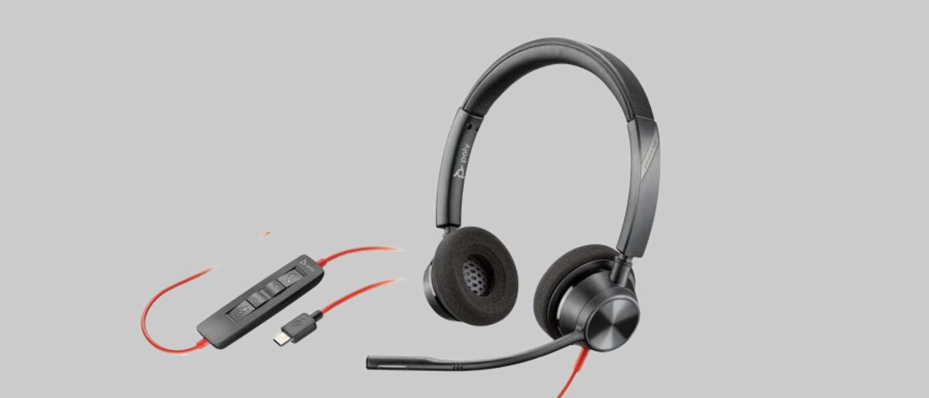 Poly Blackwire 3320 Stereo Headset